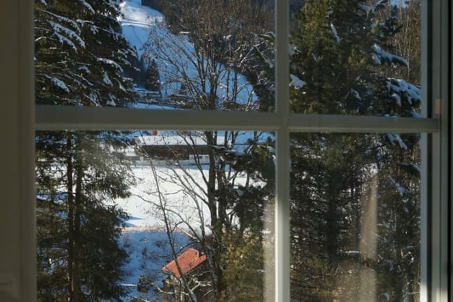 Junior-Suite met uitzicht op de piste