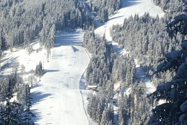 Hermann Maier WK-route vanuit de lucht