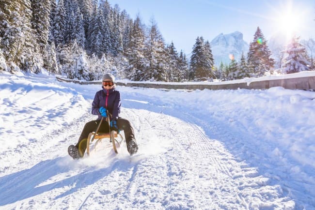 Rodelen in Flachau © Shutterstock